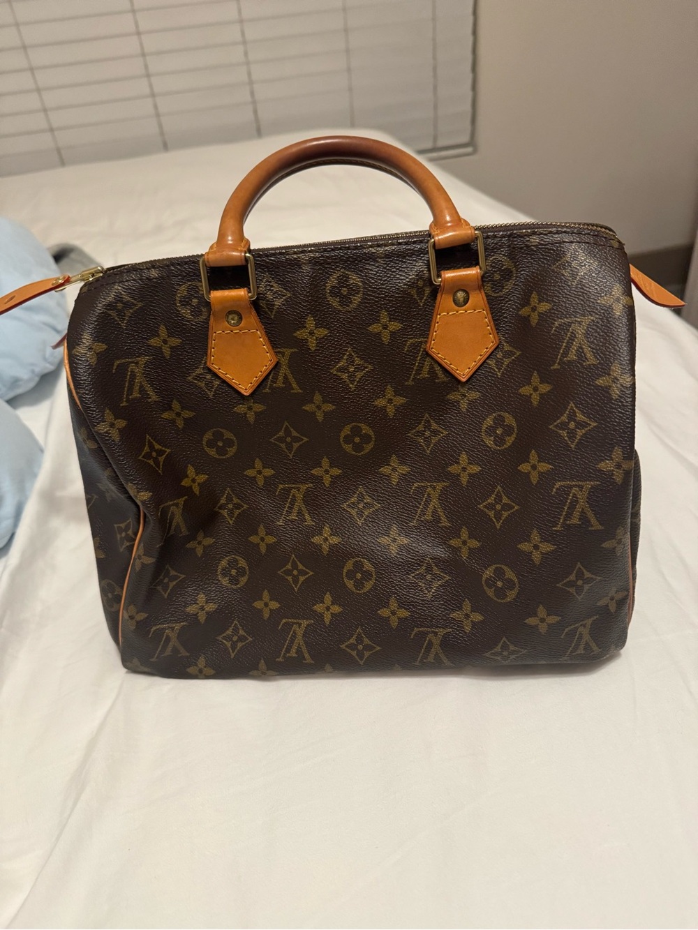 Louis Vuitton Brown Monogram Canvas speedy 30 Handbag